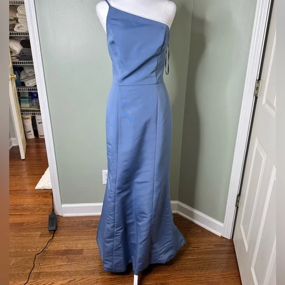 Amsale blue gown